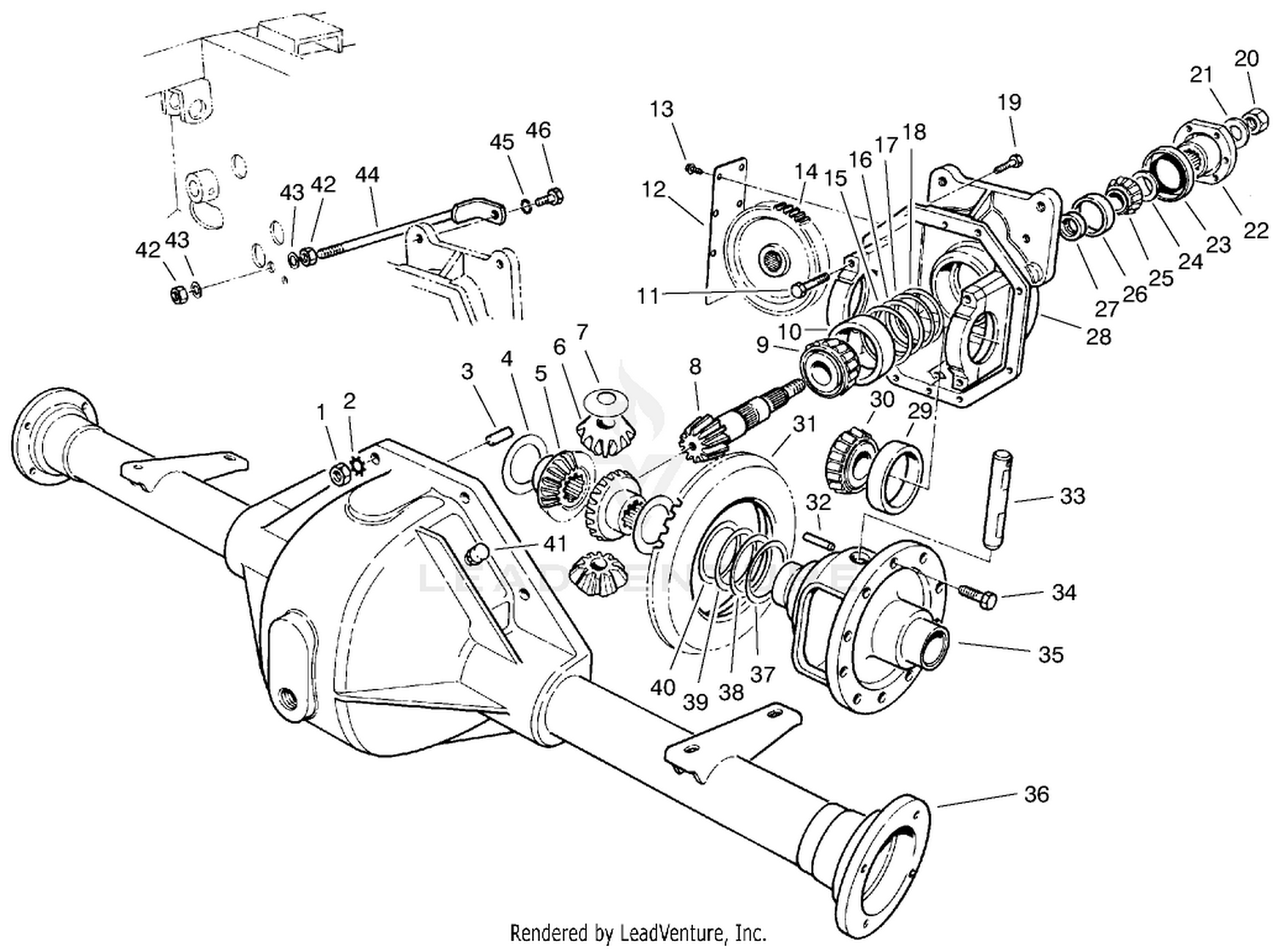 Front Axle Assembly No. 86-9630