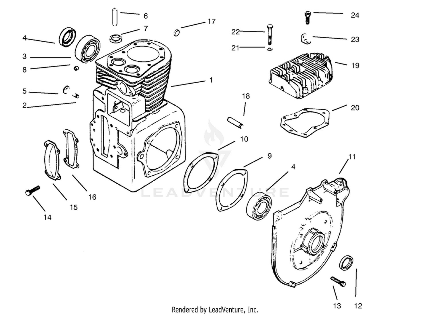 Crankcase And Cylinder Head