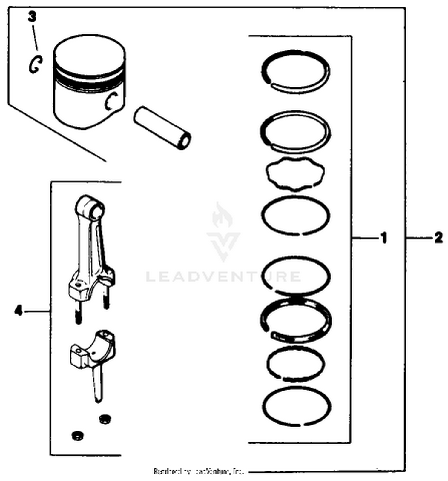 Piston  Rod Engine Model No. M16 Spec. No. 711526