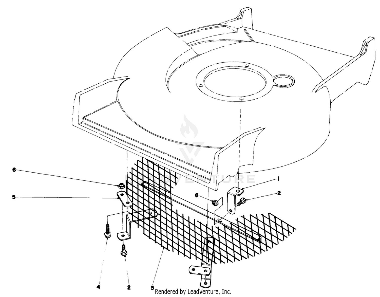 Leaf Shredder Kit No. 59105 (optional)