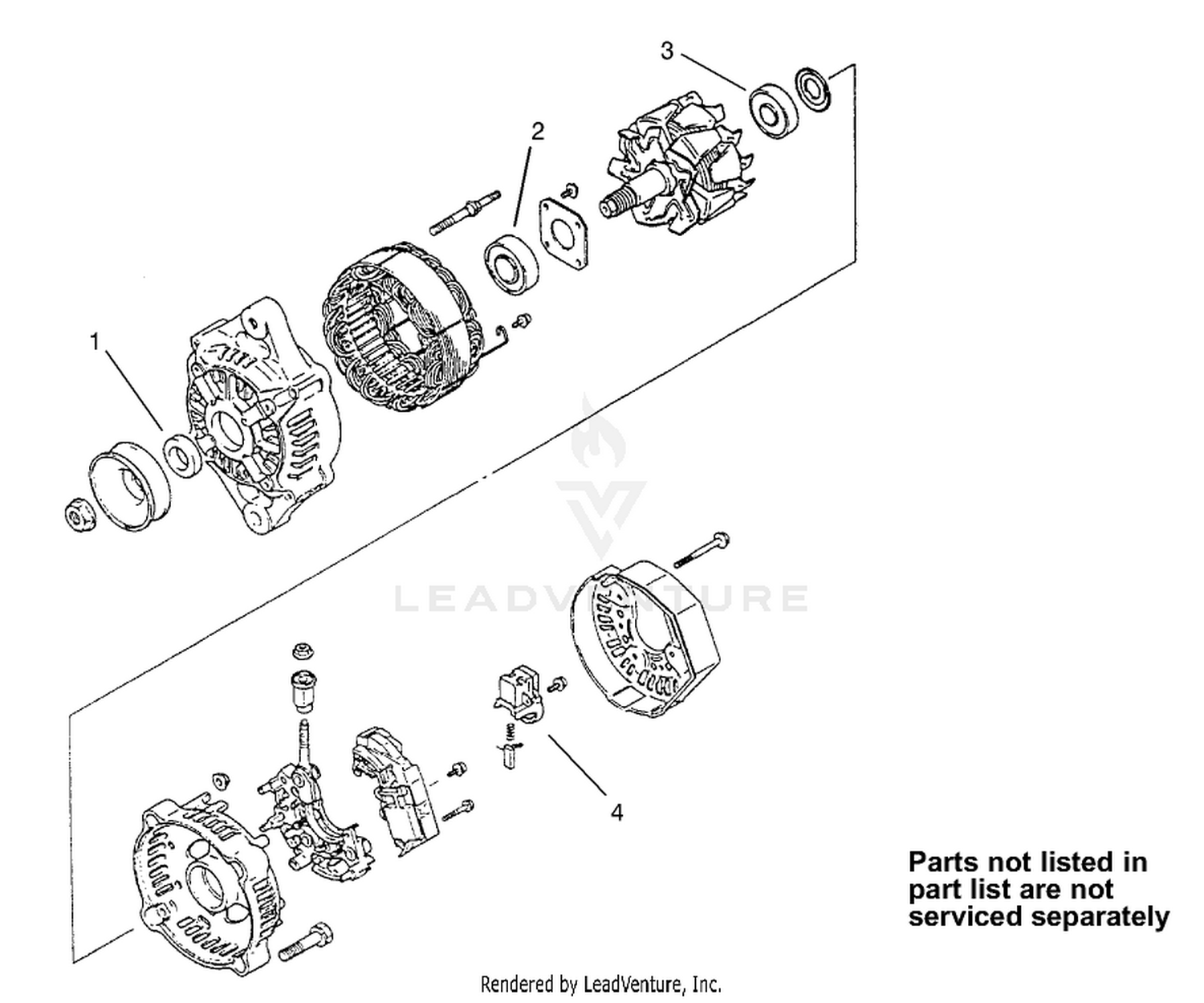 Alternator Assembly No. 99-9209