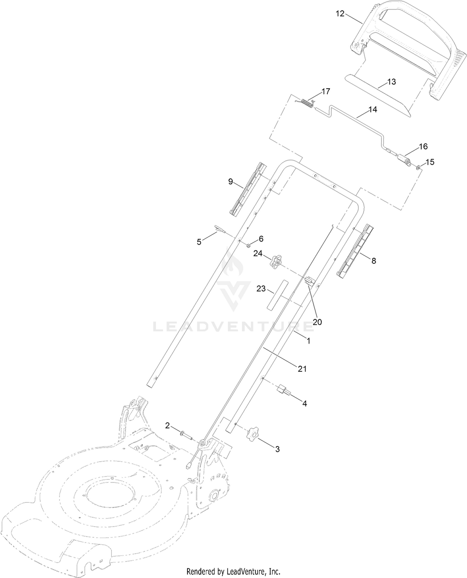 Upper Handle Assembly