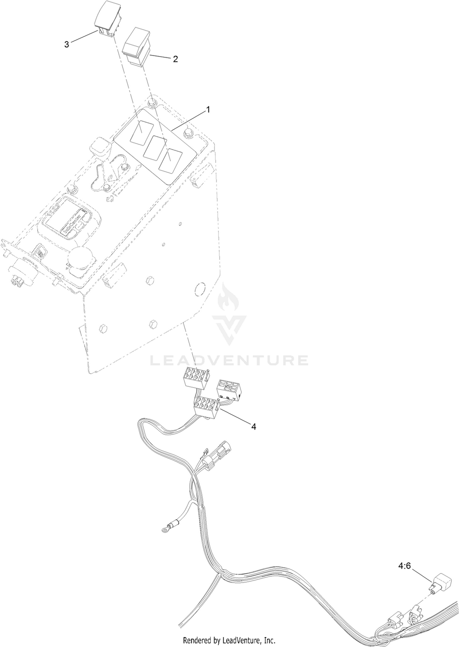 Wire Harness and Switch Assembly