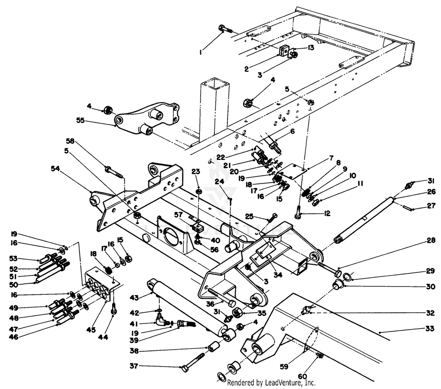 Wing Deck Lift Assembly (continued)