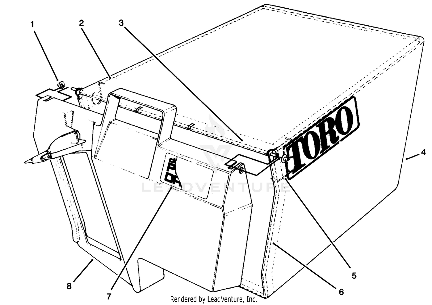 Grass Bag Assembly No. 11-0189