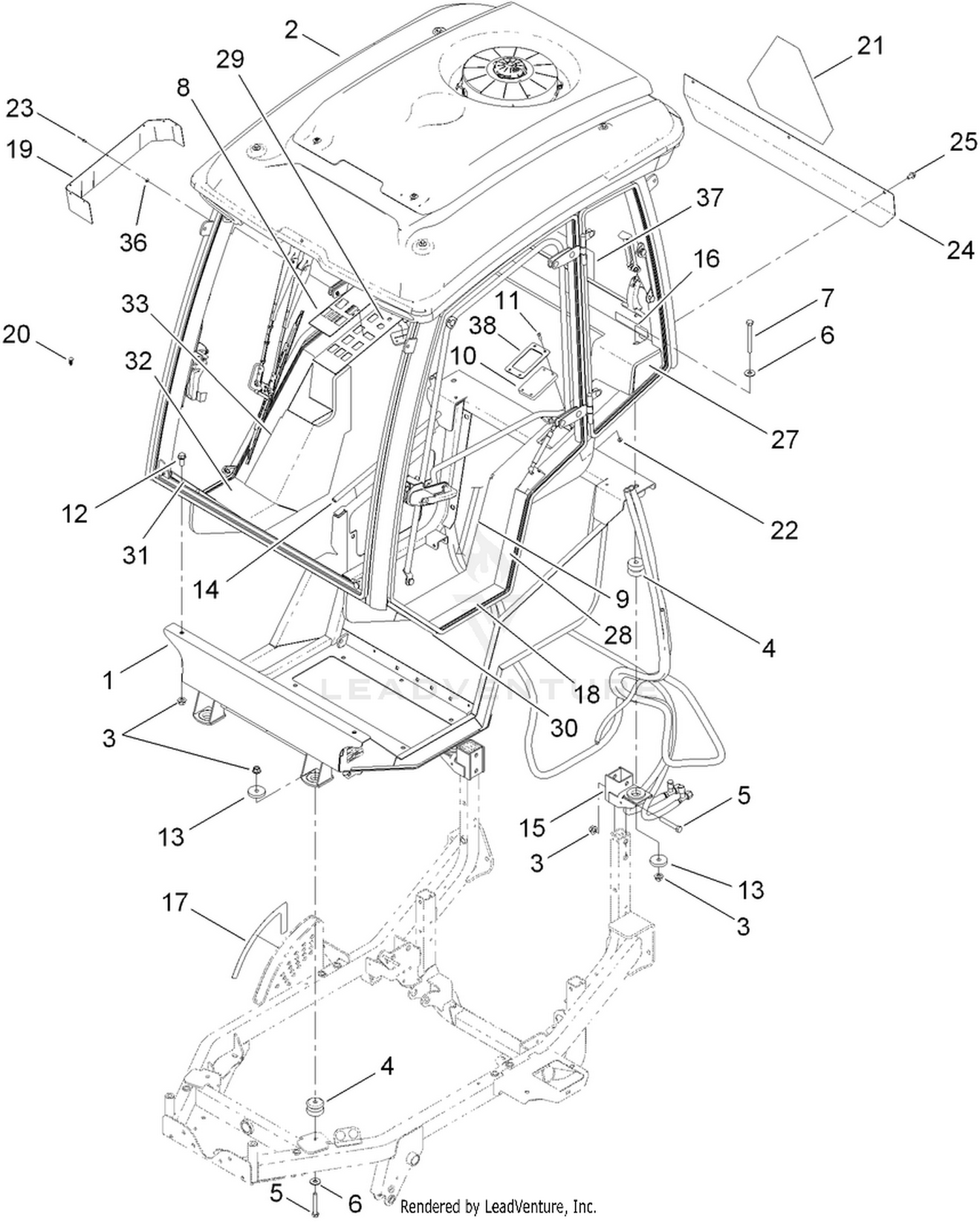 Cab Platform Assembly