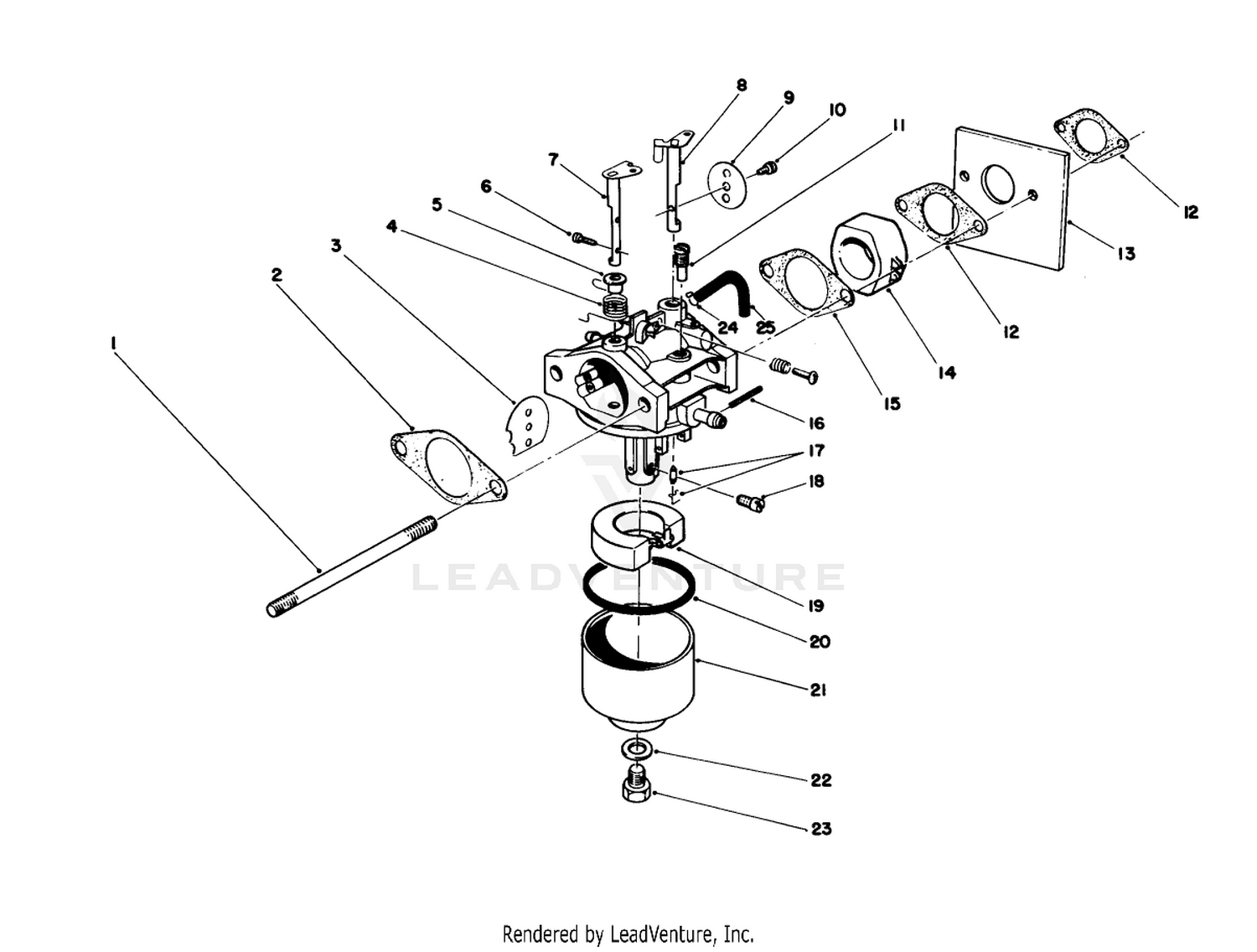 Carburetor Assembly (model No. 47ph7)