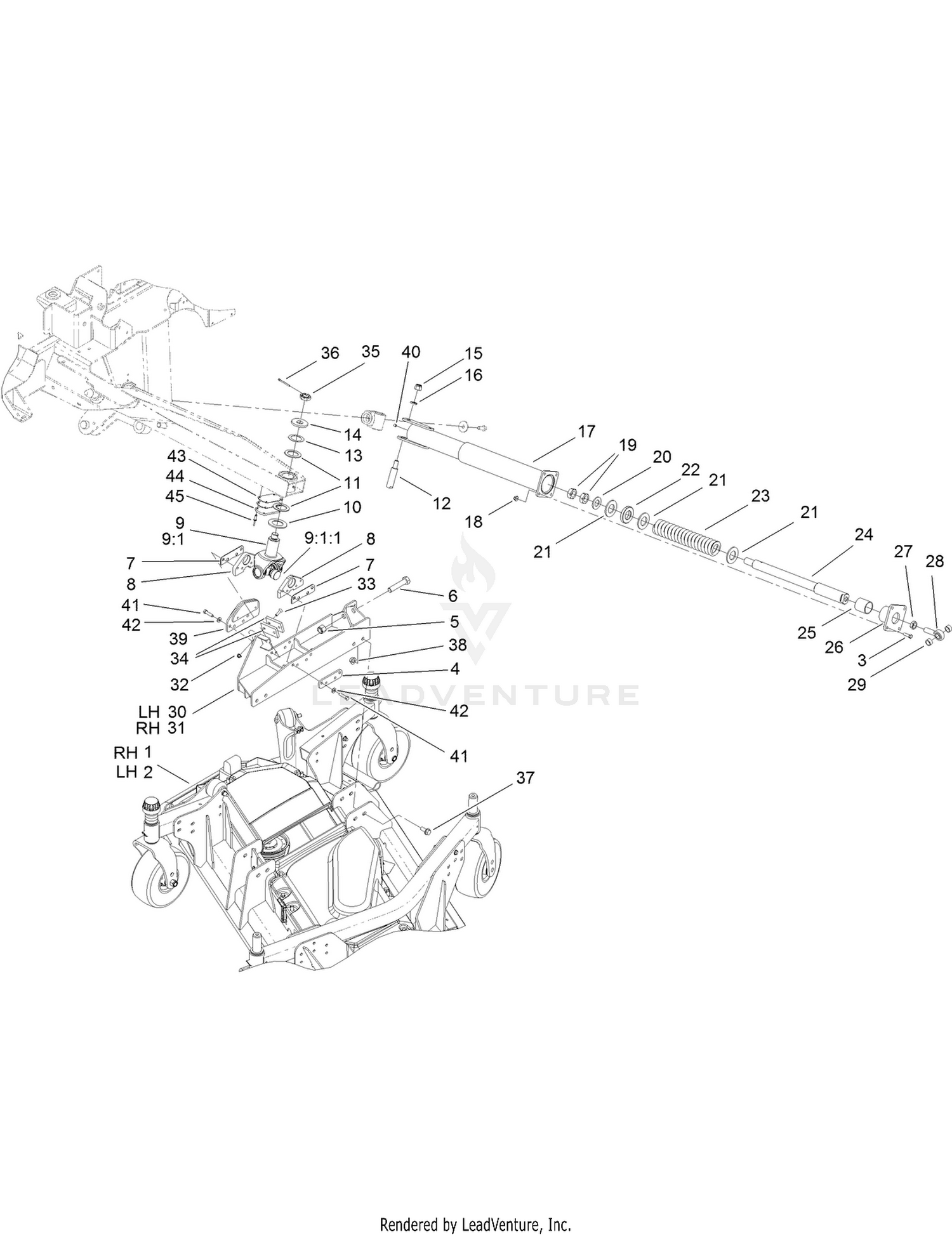 Wing Connection and Impact Arm Assembly
