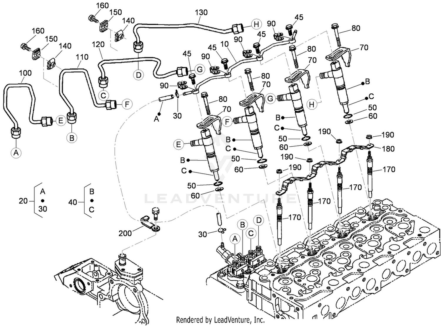 Nozzle Holder and Glow Plug Assembly
