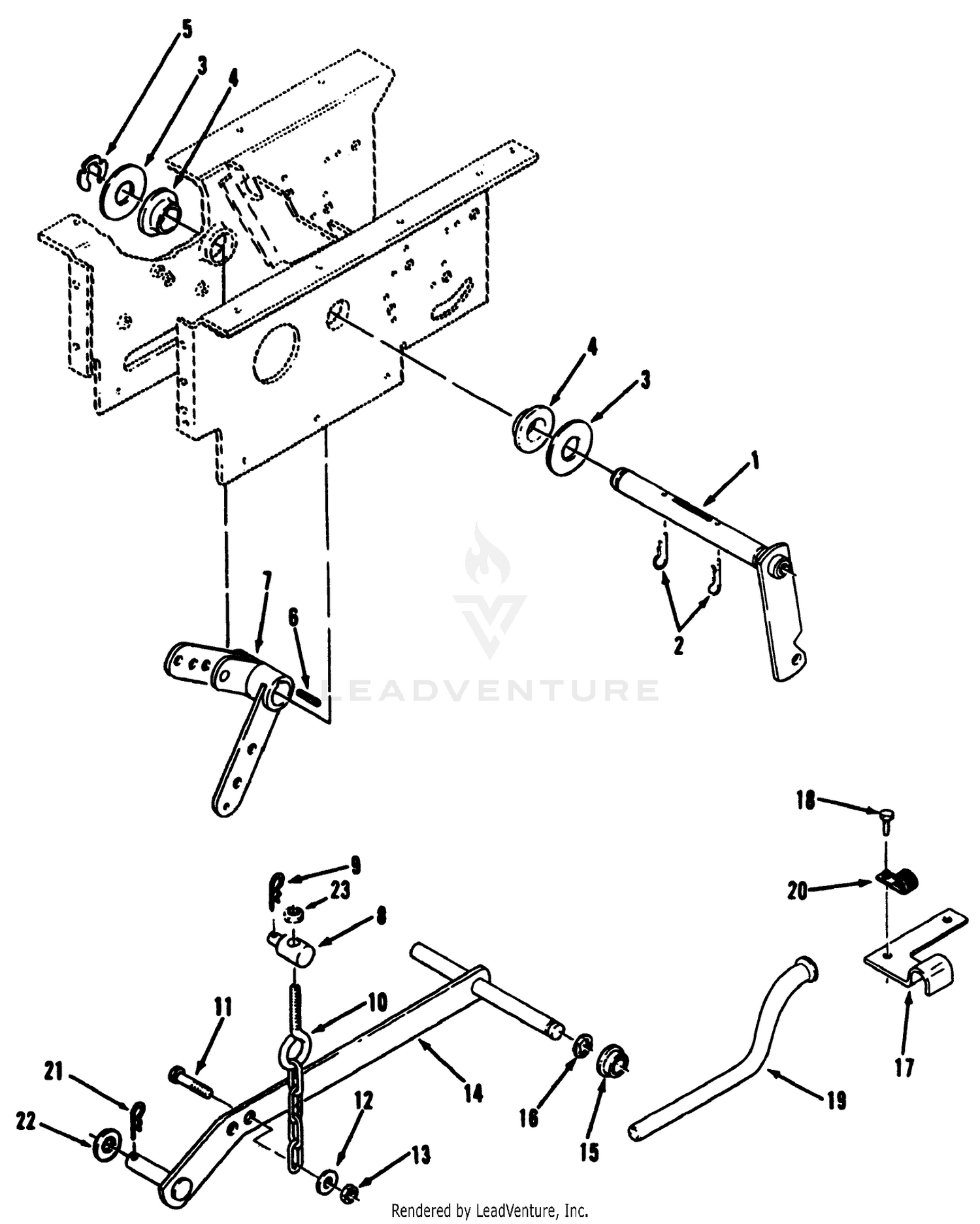 Hydrostatic Lift Linkage