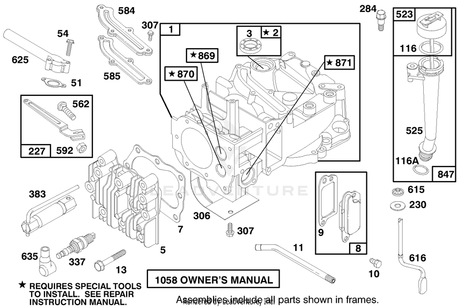 Engine Briggs  Stratton Model 127802-1761-E1