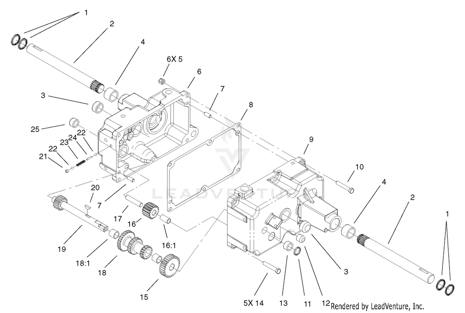 Transmission Case Assembly