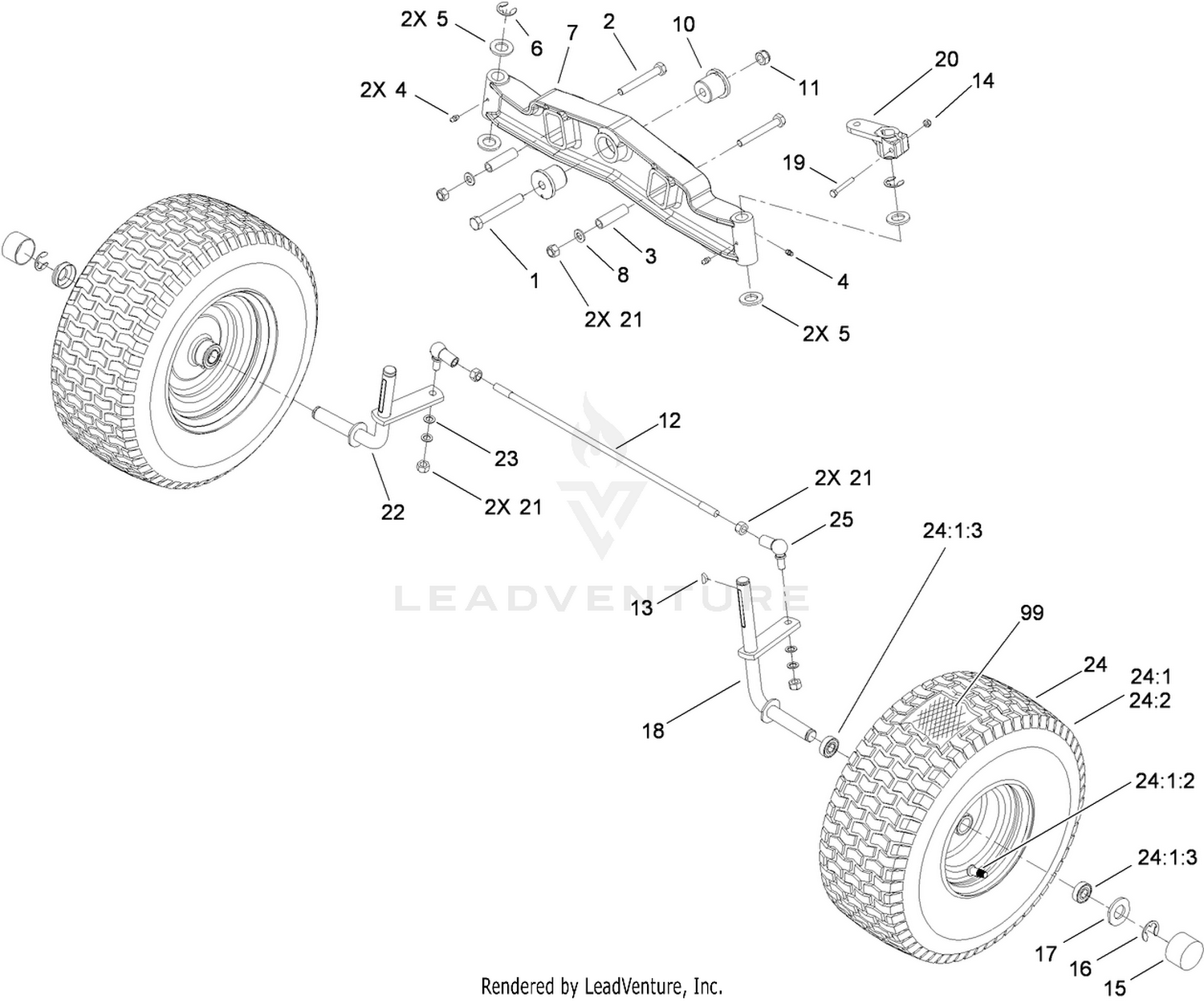 Front Axle Assembly