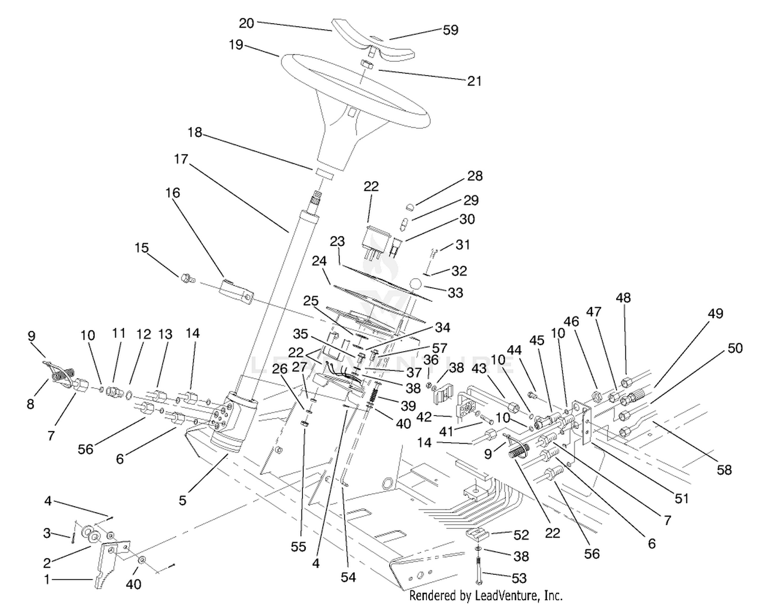 Steering Tower Assembly
