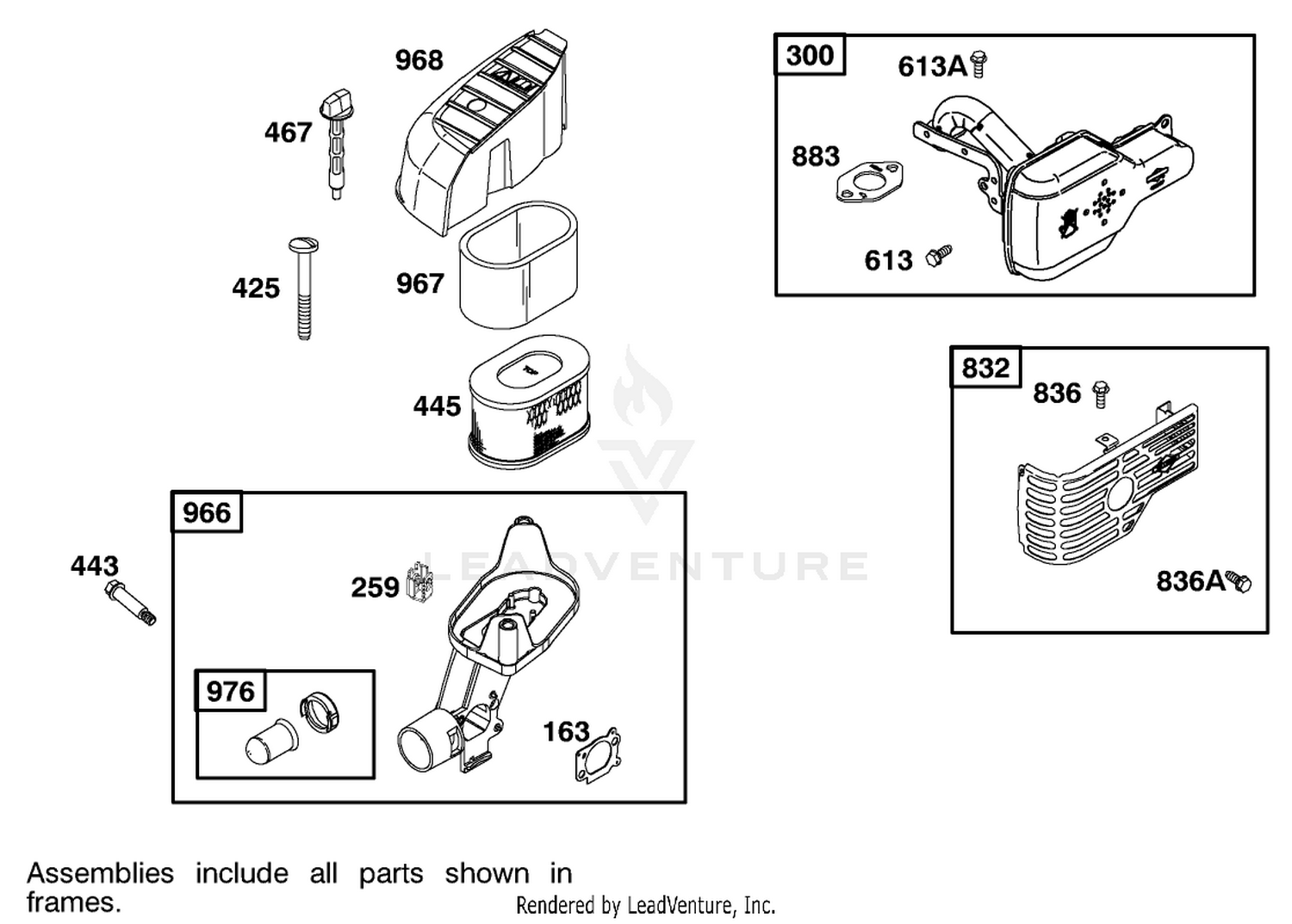 Engine Briggs  Stratton Model 122602-0150-E1 6