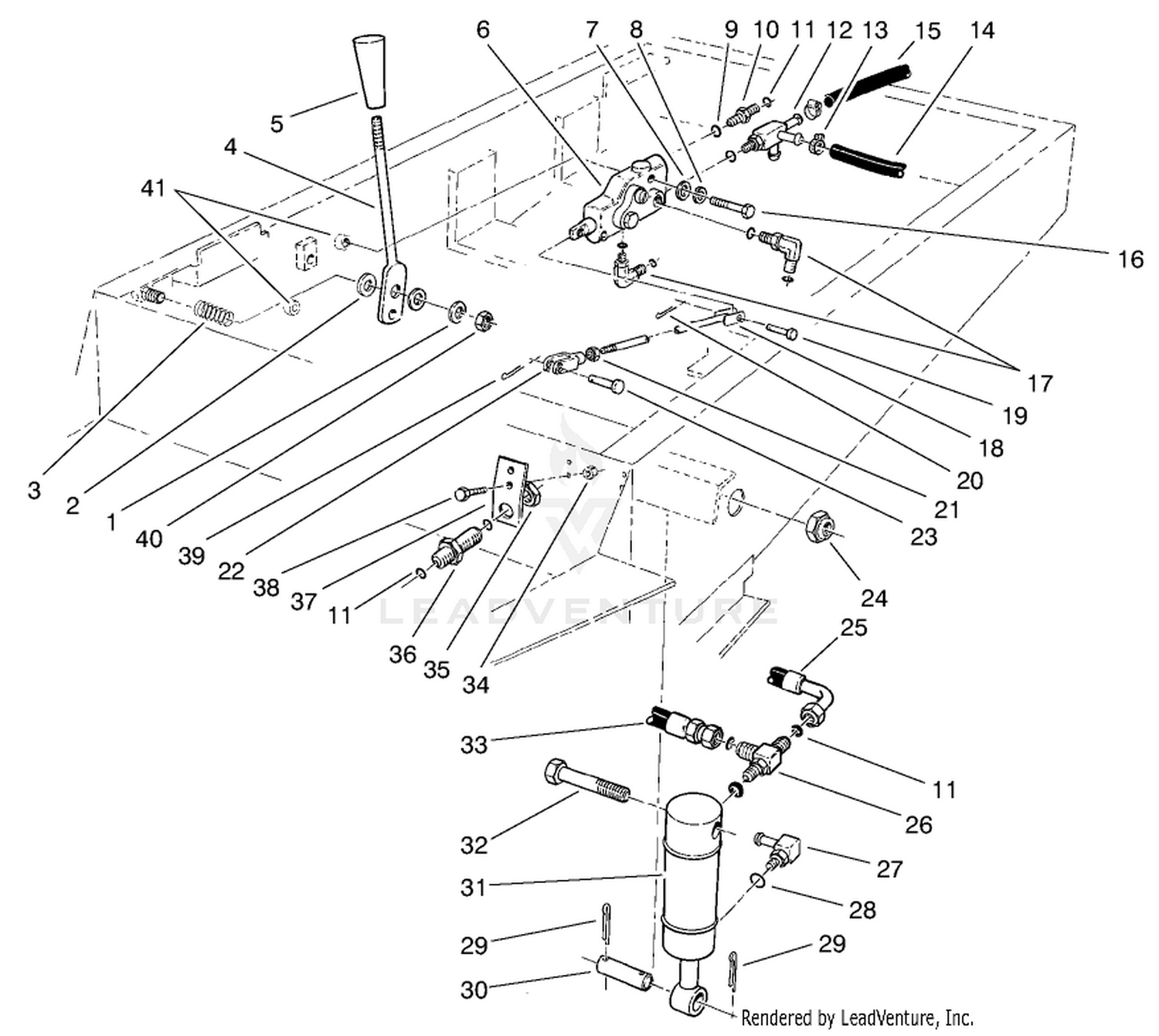 Hydrualic Lift System Assembly
