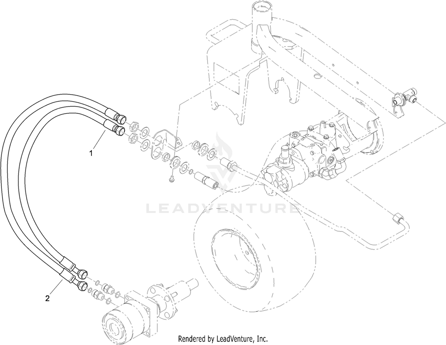 Replacement Hose Kit Assembly No. 119-3564