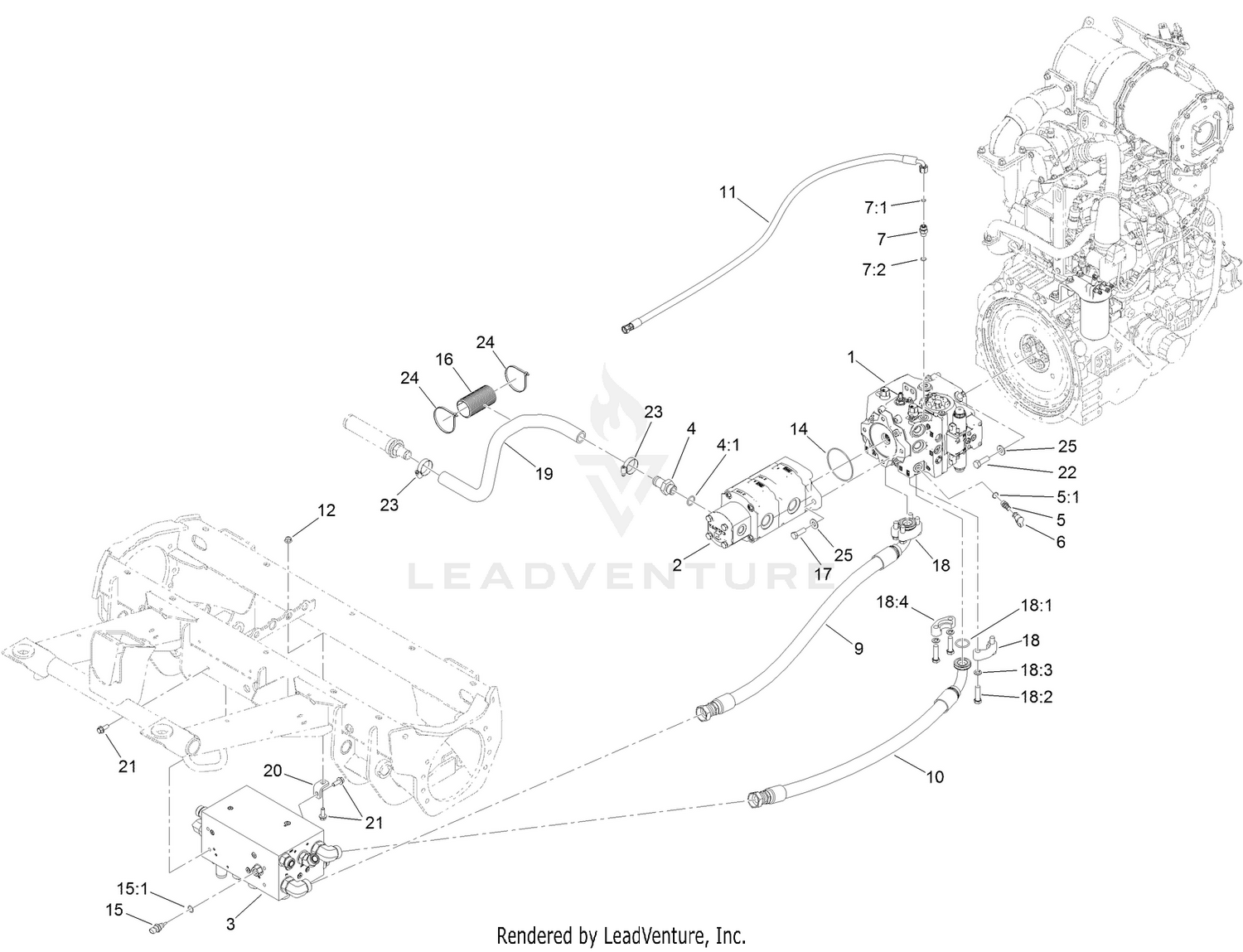 Traction Hydraulic Assembly