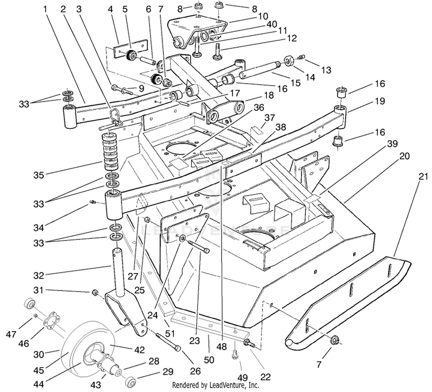 Wing Deck Model No. 30591 Lh  30593 Rh