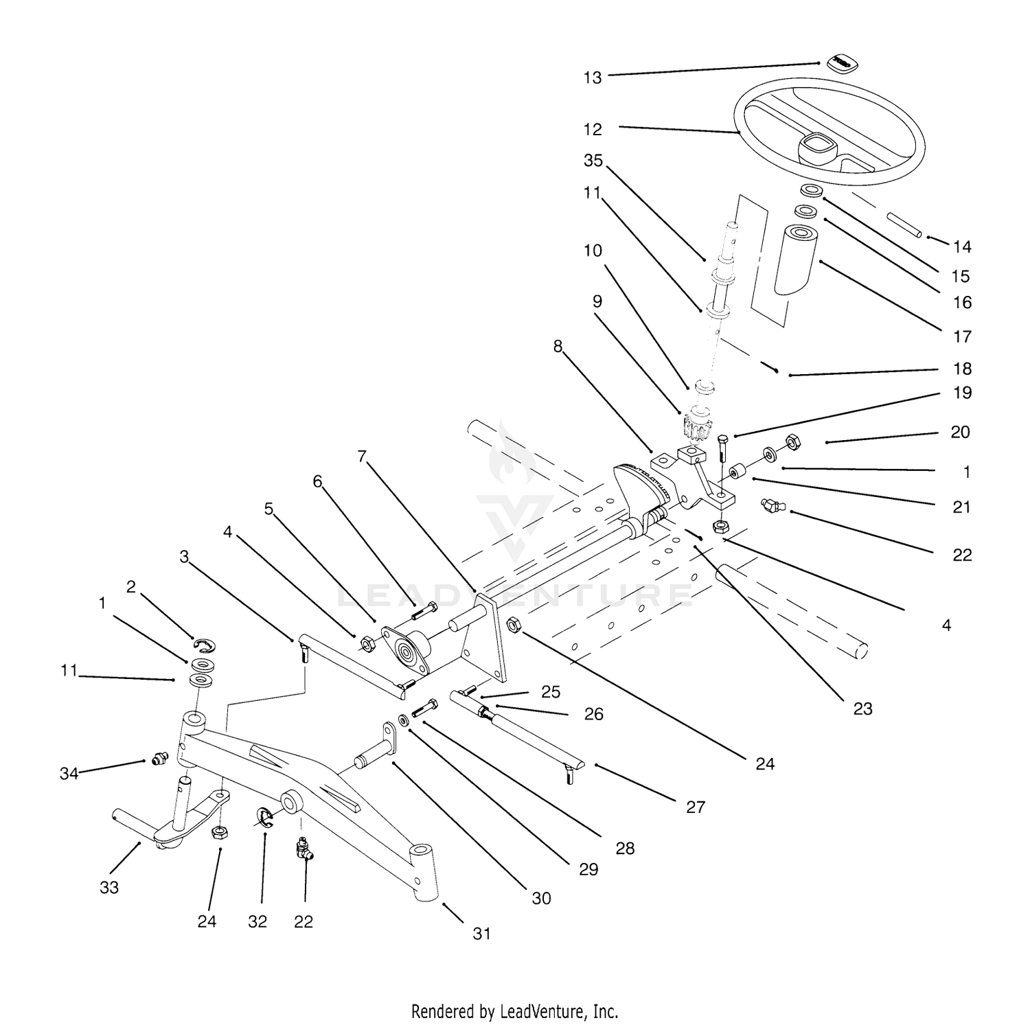 Front Axle And Steering