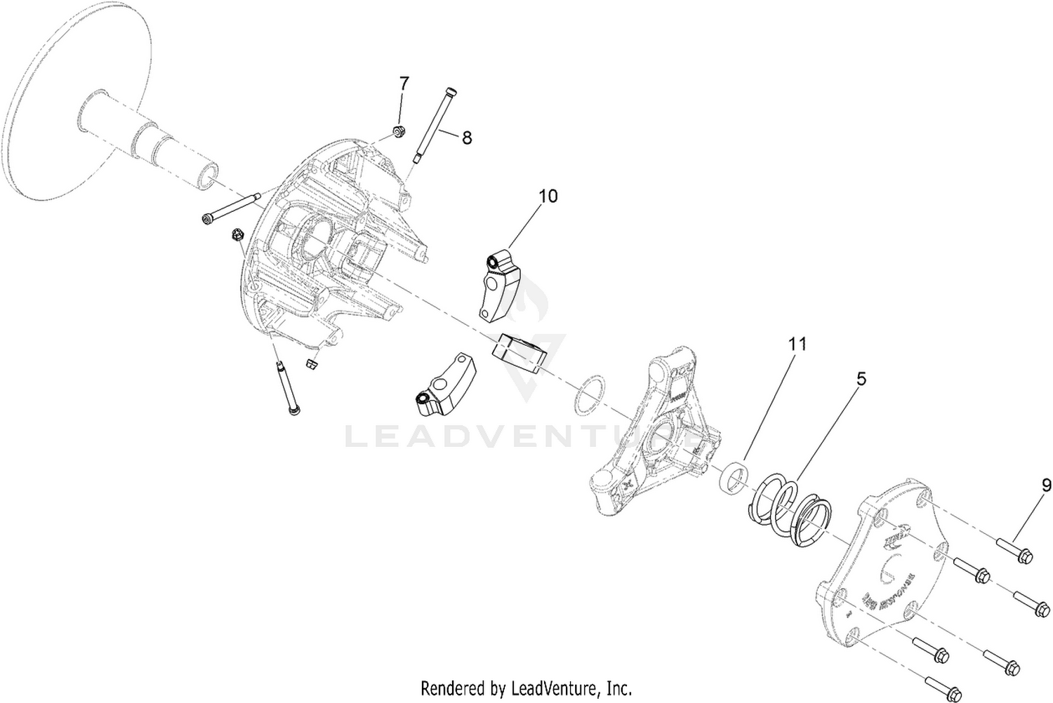Primary Clutch Assembly No. 119-9610