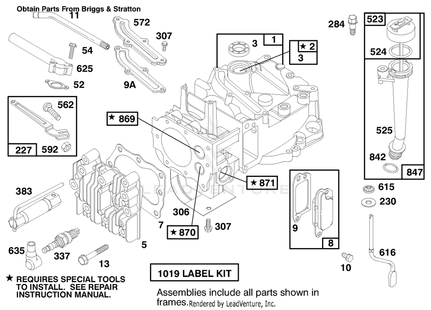 Engine Briggs  Stratton Model 12f802-0667-01