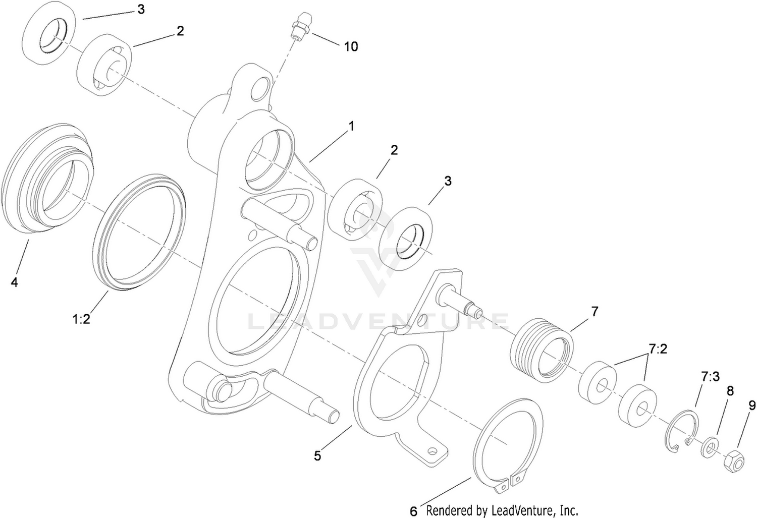 Left Hand Drive Sideplate Assembly
