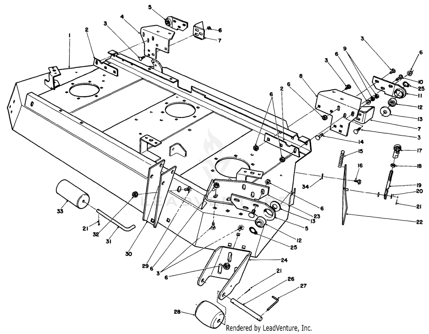 Center Deck Assembly
