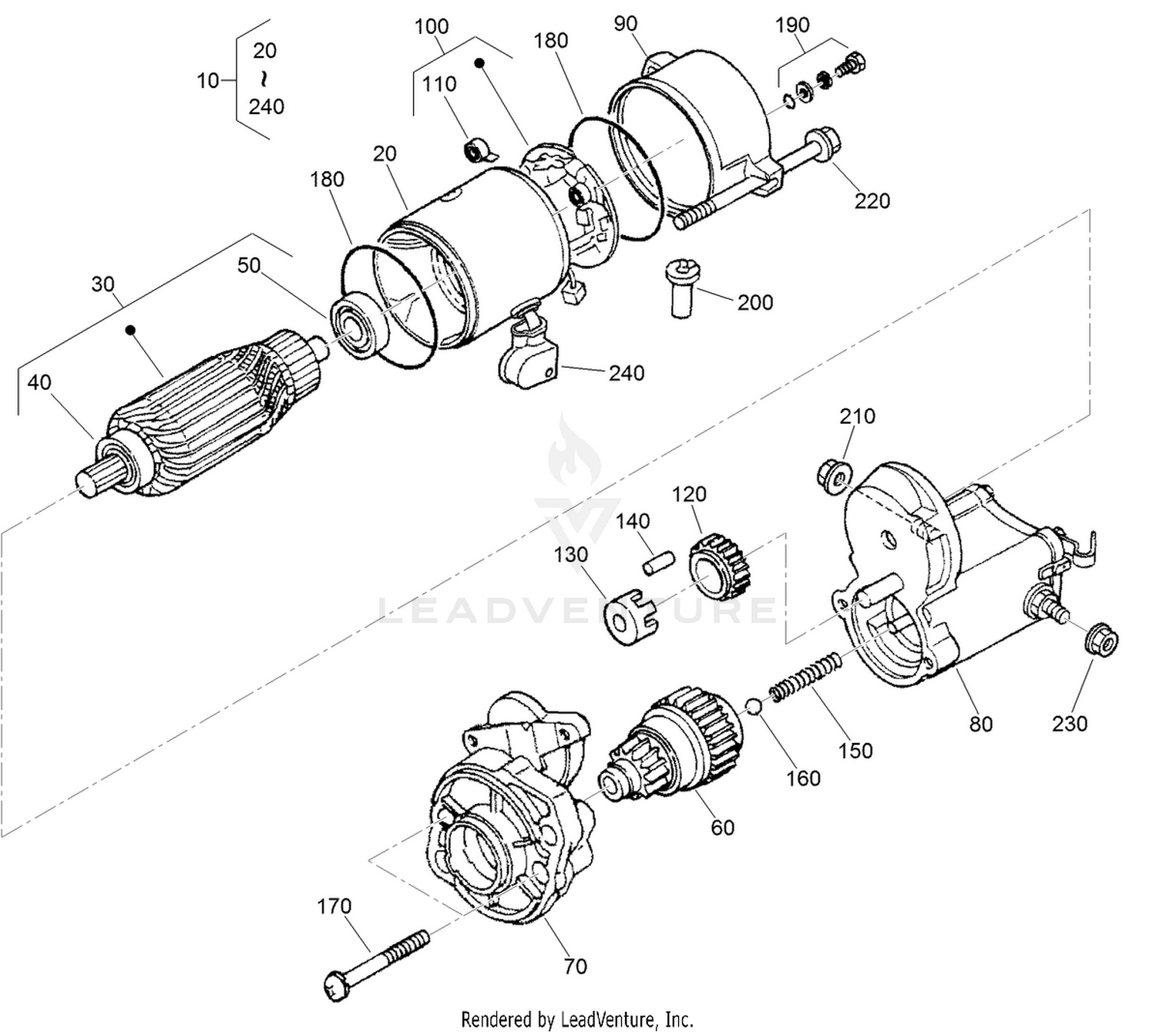 Starter Component Assembly