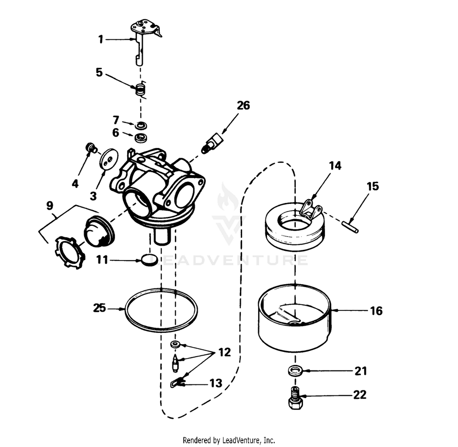 Carburetor No. 632098