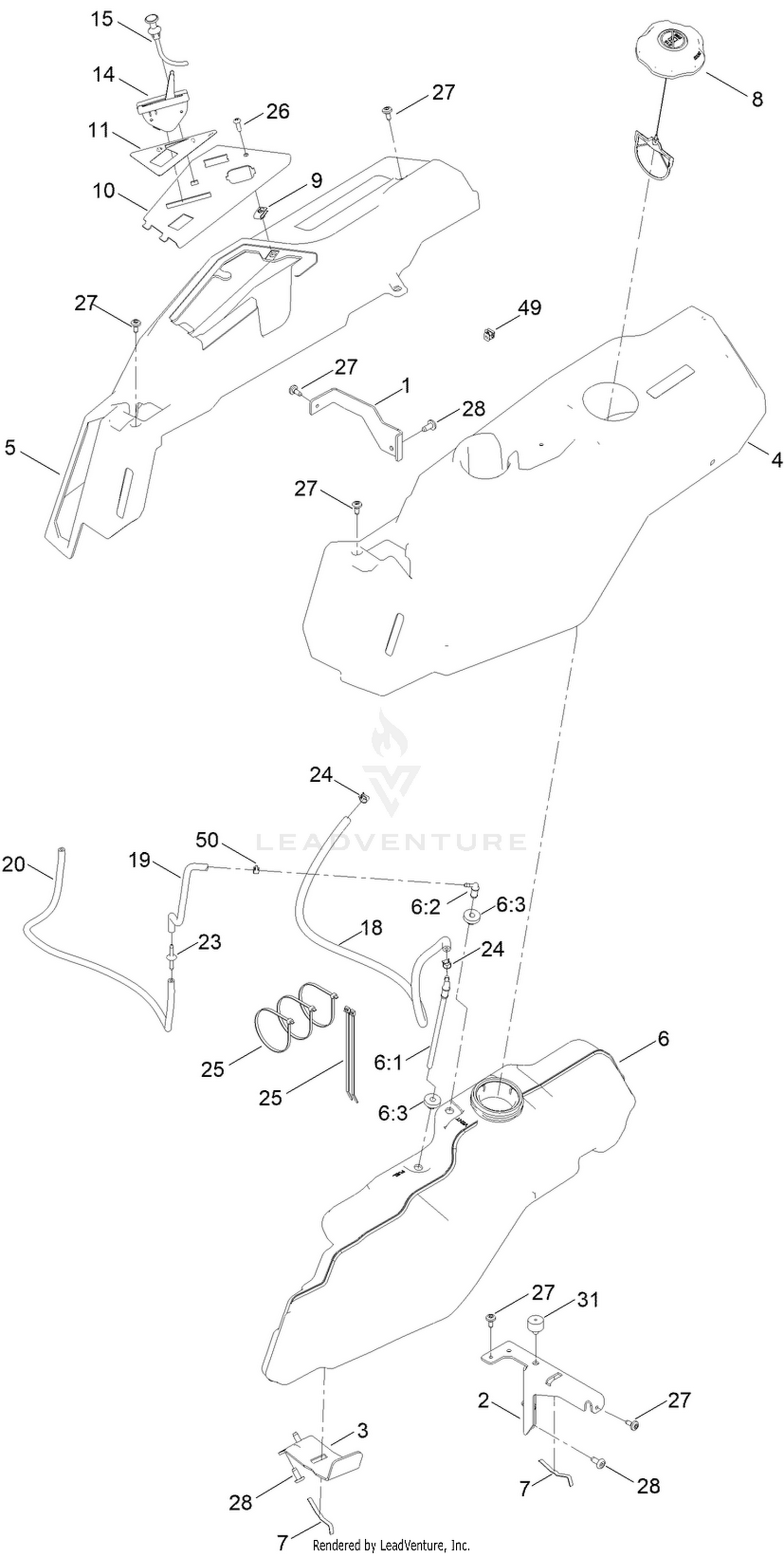 Fuel and Body Styling Assembly