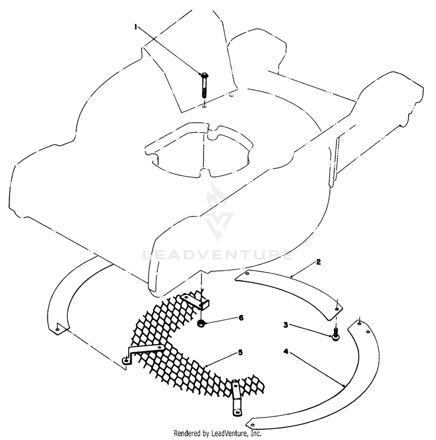 Leaf Shredder Kit No. 37-0120 (optional)
