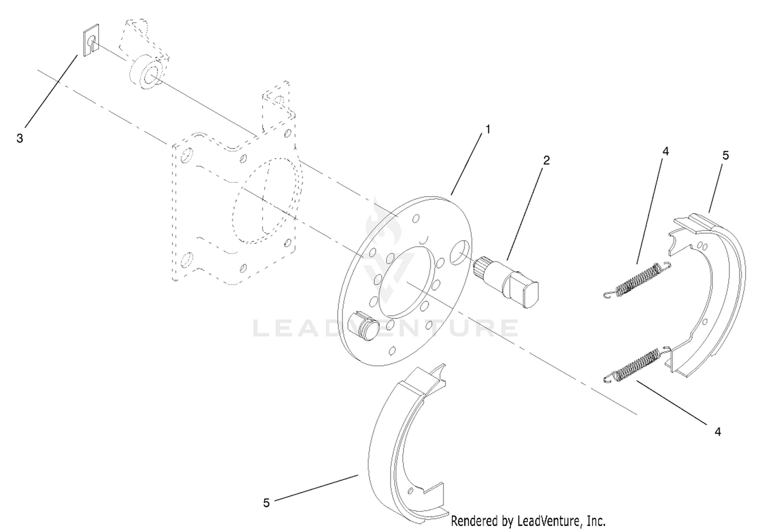 Brake Assembly No. 71-1500