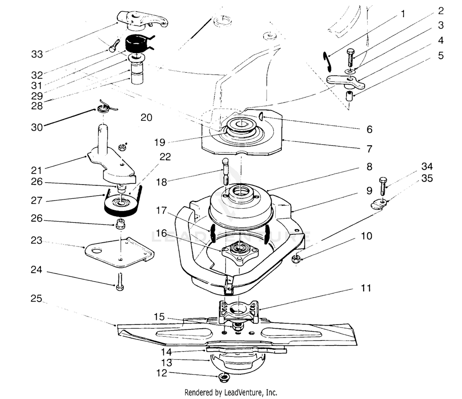 Blade Brake Clutch Assembly
