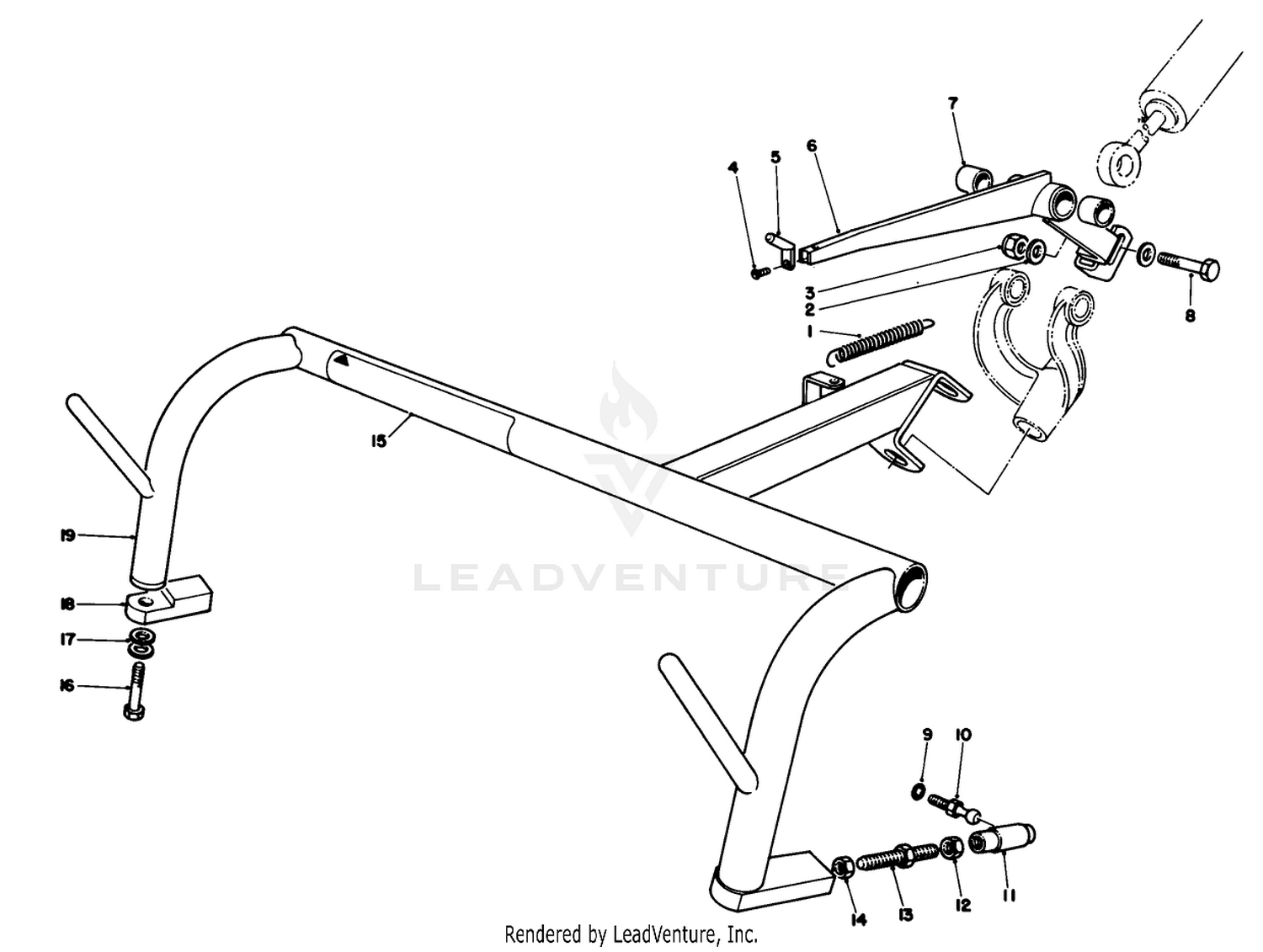 Direct Suspension Pull Frame Kit Model No. 04452 (optional)