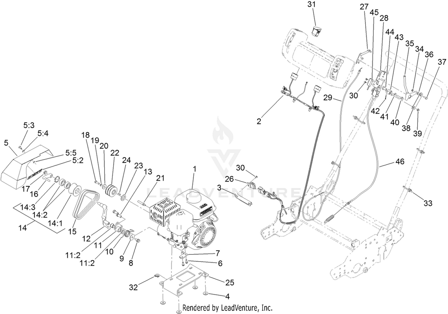 Engine Conversion Kit Assembly No. 139-5638
