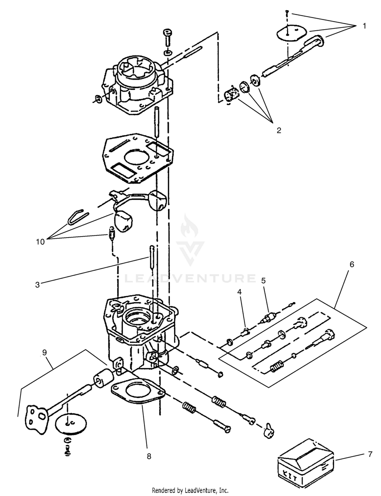 Carburetor Components Assembly