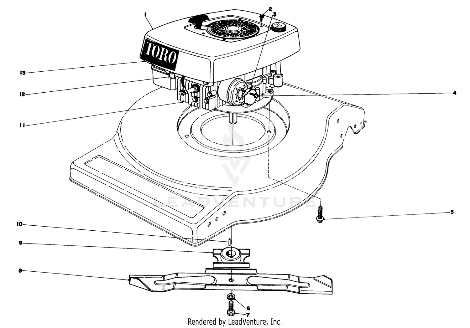 Engine Assembly (model No. 16880)