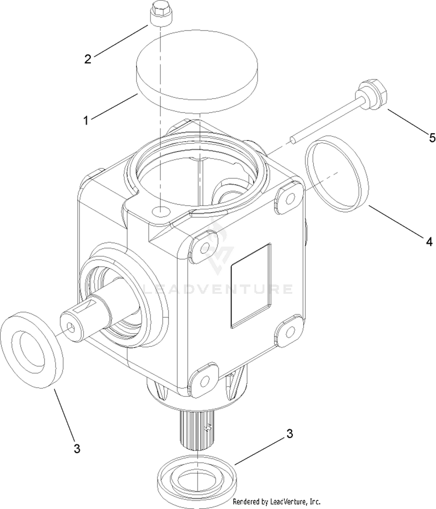 Gearbox Assembly No. 106-4355