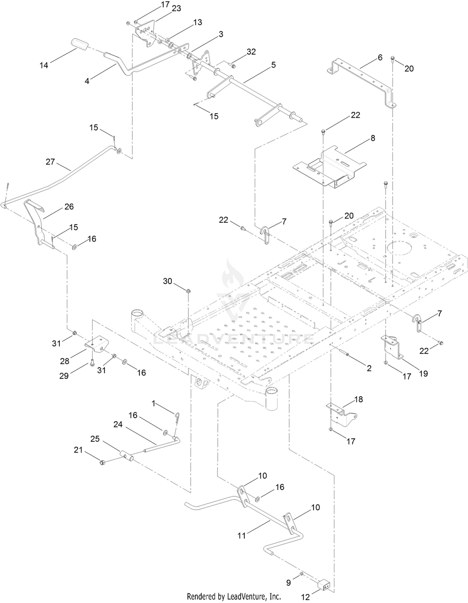 Deck Lift Assembly