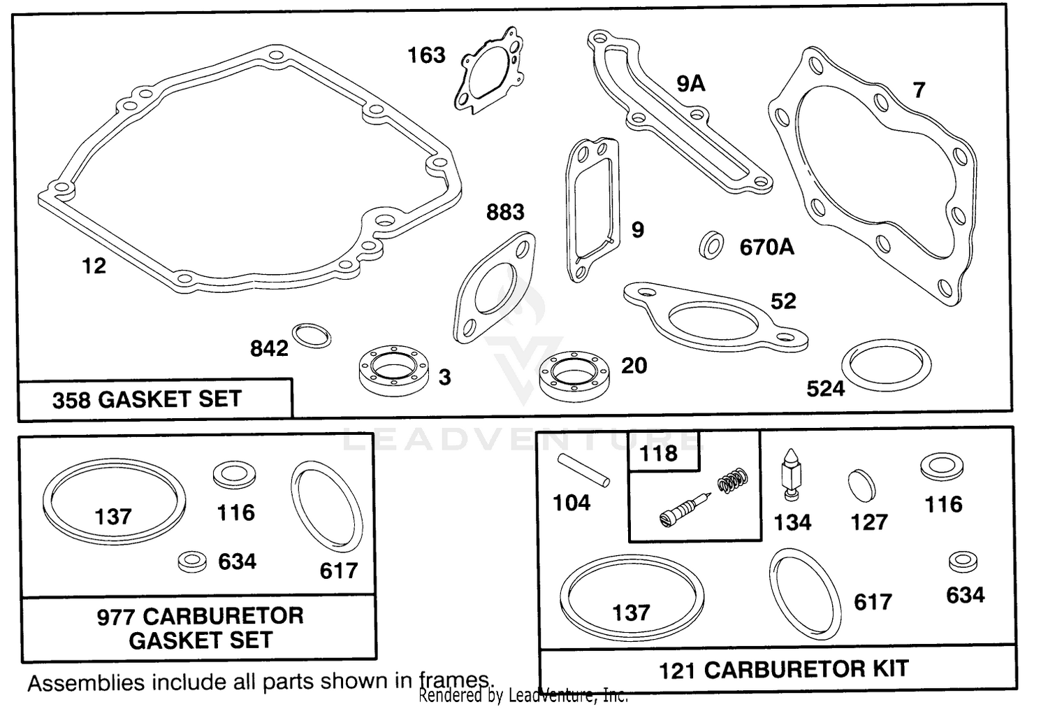 Engine Briggs  Stratton Model 12e802-0653-01 9
