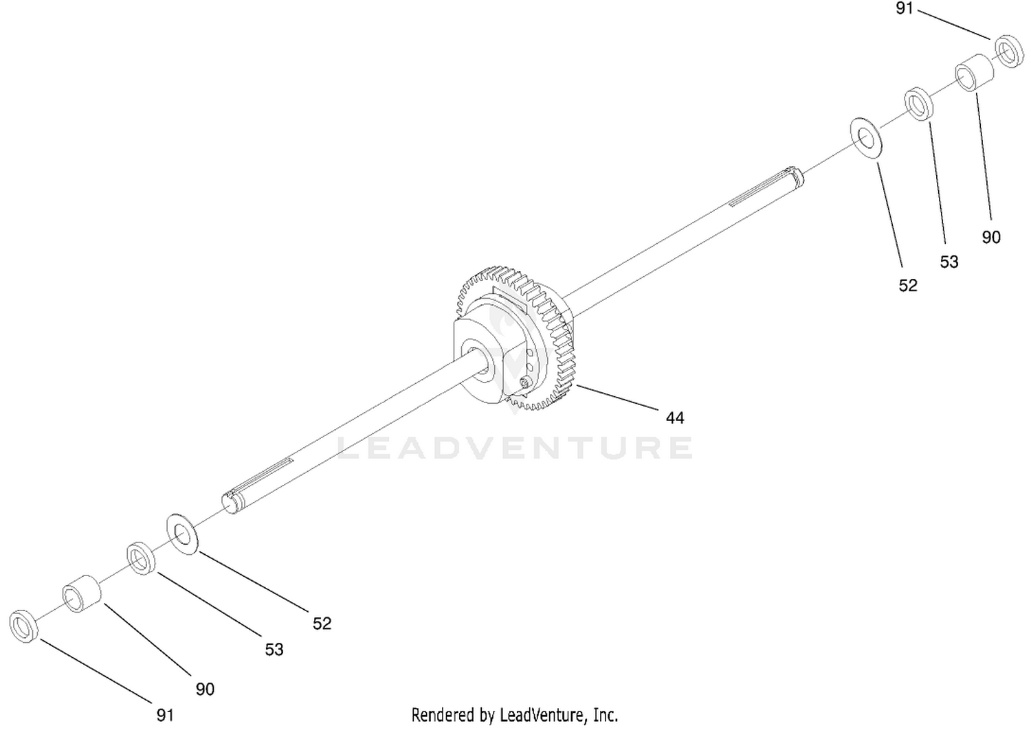 Hydro Transaxle Assembly (cont.)