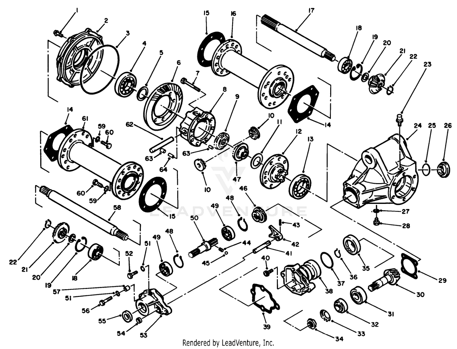 Rear Axle Assembly No. 68-6820