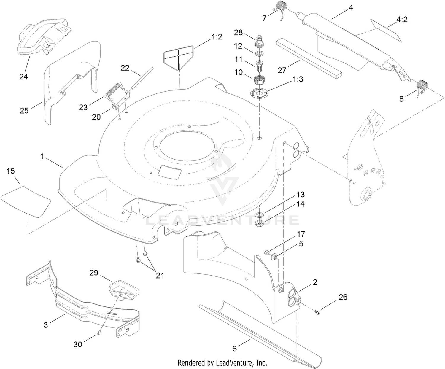 Housing and Rear Door Assembly