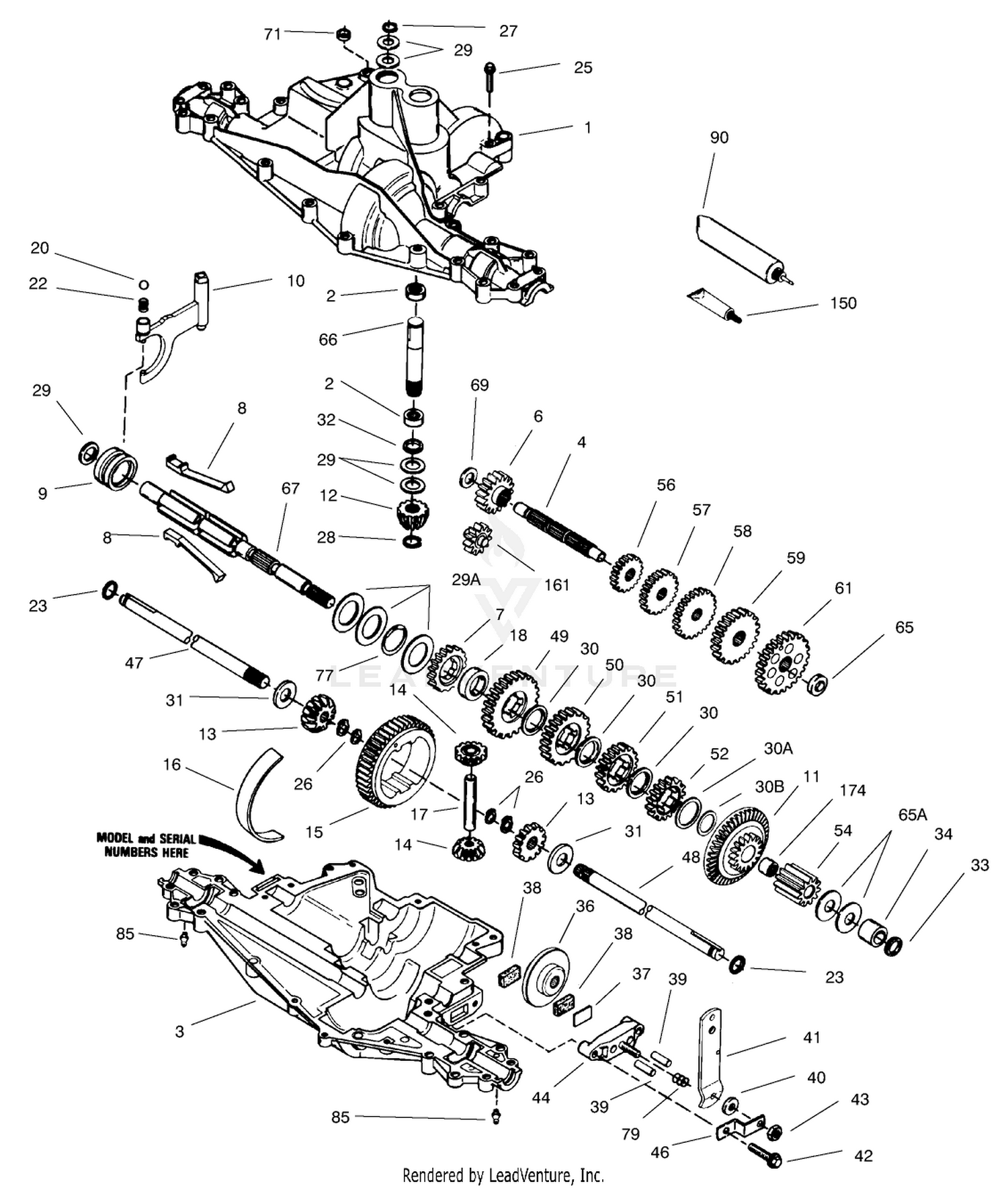 Peerless Transaxle Model No. 915-019