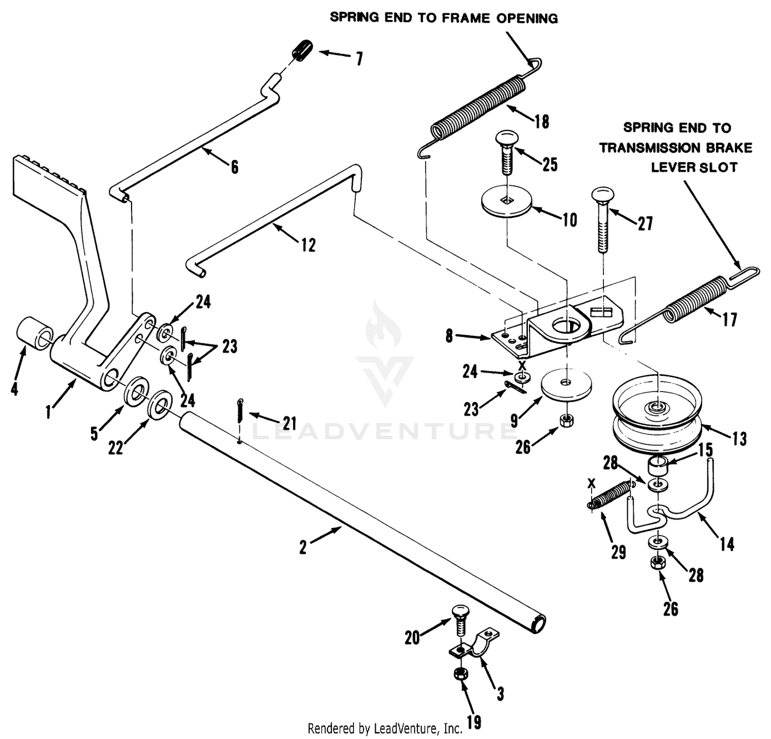 Brake  Idler Assembly (210-5  212-5)