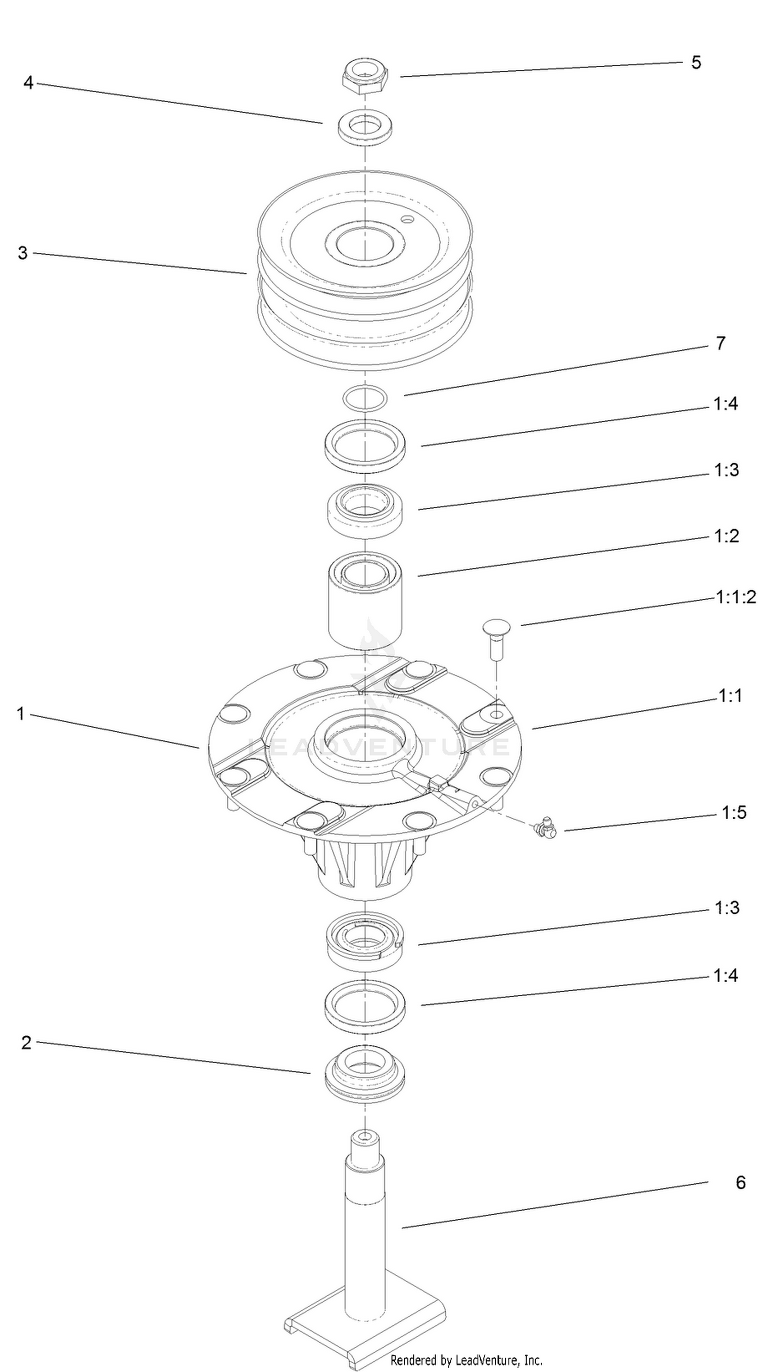 Double Spindle Assembly No. 137-3541