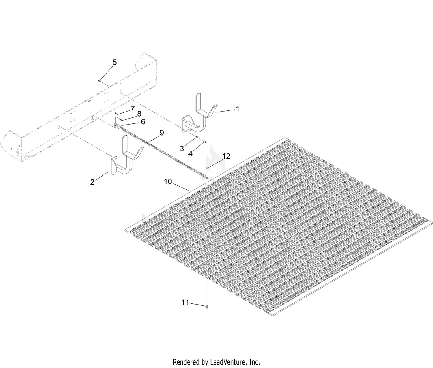 Drag Mat Kit Assembly No. 140-0274