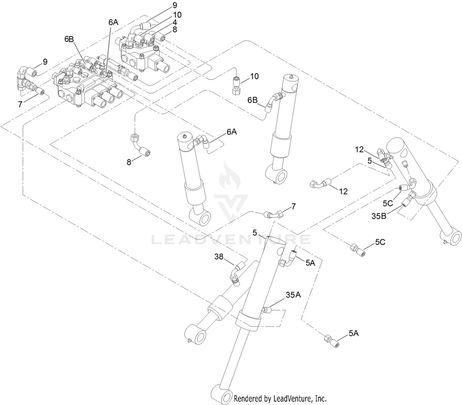 No. 2 Hose Kit Assembly No. 111-4102