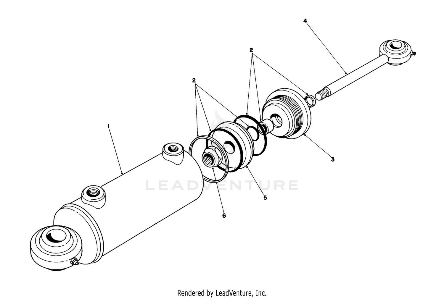 Hydraulic Cylinder No. 76-2070